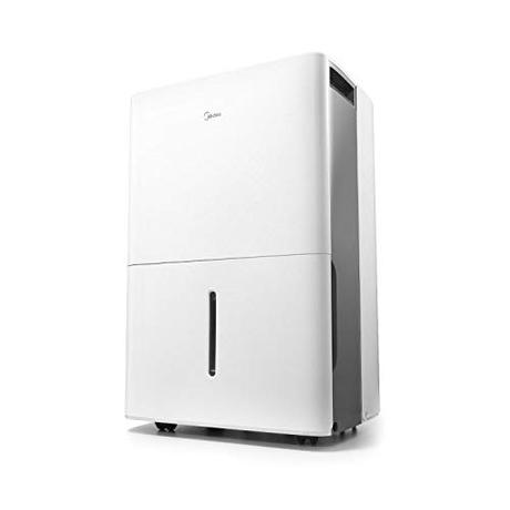 Midea MAD20C1ZWS Dehumidifier for up to 1500 Sq Ft with Reusable Air Filter, Ideal for Basement, Bedroom, Bathroom, 20 Pint-2019 DOE (Previous 30 Pint), White