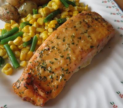 Honey, Mustard & Garlic Salmon 