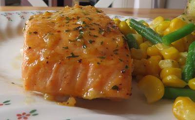 Honey, Mustard & Garlic Salmon 