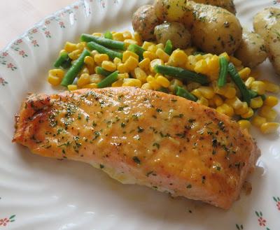 Honey, Mustard & Garlic Salmon 