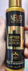 Review- NEUD After Hair Removal Lotion Review for Men and Women