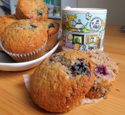 Triple Berry Muffins