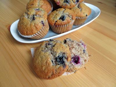 Triple Berry Muffins