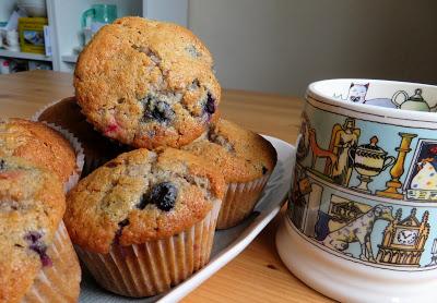 Triple Berry Muffins