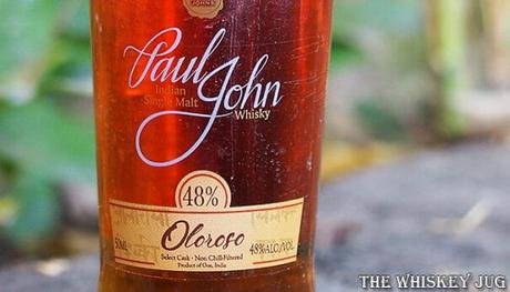 Paul John Oloroso Select Cask Front Label