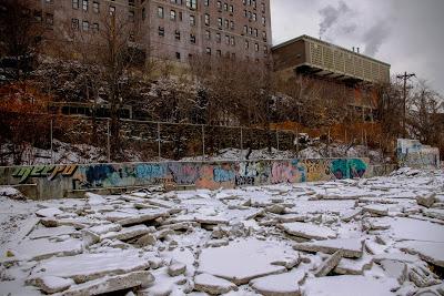 Friday Fotos: Where it all started, the old junk spot beneath Christ Hospital in Jersey City – Those were the days