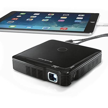 Brookstone-MP100-Pocket-Projector-Mobile