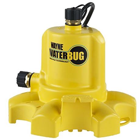 WAYNE WWB WaterBUG Submersible Pump with Multi-Flo Technology