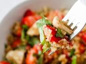 Strawberry Caprese Quinoa Salad with Balsamic Vinaigrette