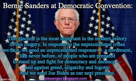 Bernie Calls For Americans To Support Joe Biden