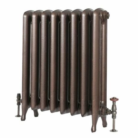 Milano Tamara - Oval Column Cast Iron Radiator - 760mm Tall - Antique Copper