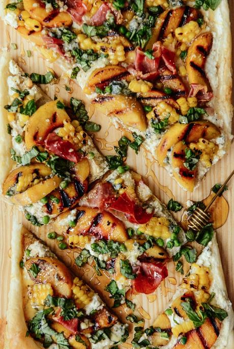 Pie for Dinner: Puff Pastry Tart with Prosciutto & Peaches