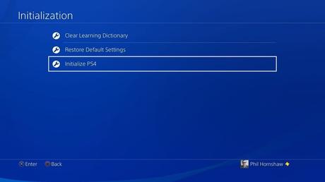 How to Factory Reset a PS4