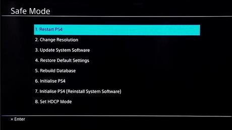 How to Factory Reset a PS4