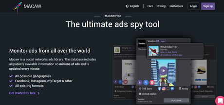Macaw Review 2020 | Ultimate Ads Spy Tool For Social Networks (9 Stars)