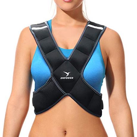 Empower Weighted Vest for Women, Weight Vest for Running, Workout, Cardio, Walking, 8lb Adjustable Weight