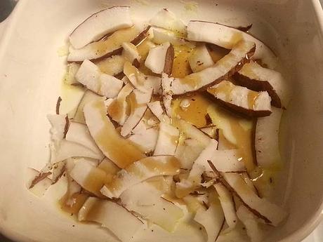 3 Ingredient Healthy and Easy “Candied” Coconut Chips 3 Ingredient Healthy and Easy “Candied” Coconut Chips