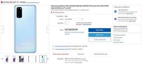 Save $390 on a Galaxy S20 and more!