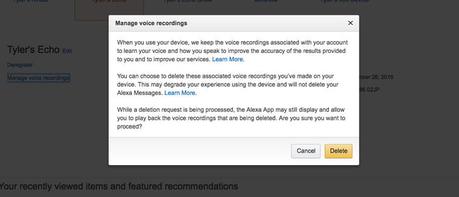 How to Hear and Delete Alexa Conversations