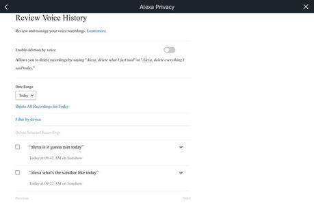 How to Hear and Delete Alexa Conversations