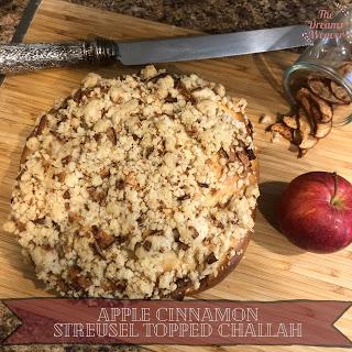 Apple Cinnamon Streusel Topped Challah ~ The Dreams Weaver