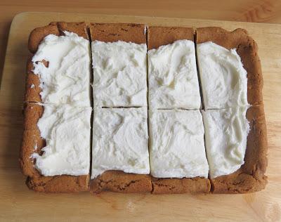 Lemon Frosted Gingerbread Cookie Bars