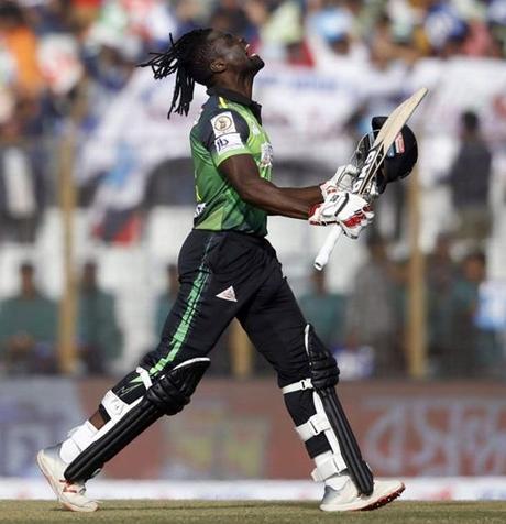 Caribbean Premier league and Andre Fletcher with a weird hair-do