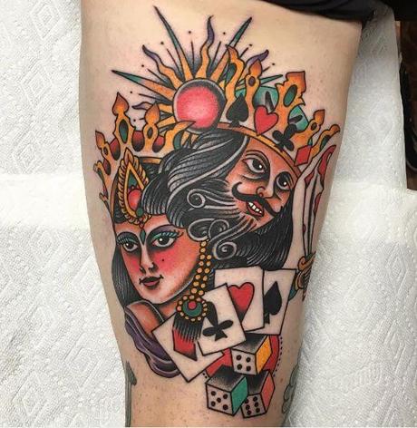 101+ King And Queen Matching Tattoos For Couples-2020
