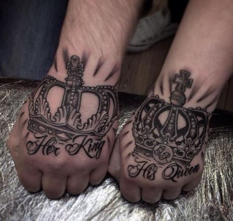 101+ King And Queen Matching Tattoos For Couples-2020