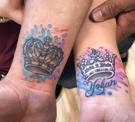 101+ King And Queen Matching Tattoos For Couples-2020