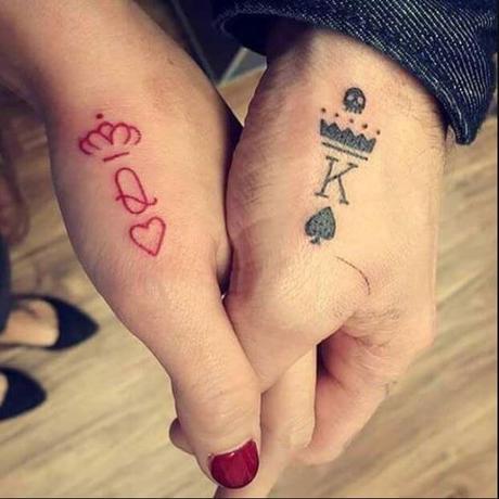 101+ King And Queen Matching Tattoos For Couples-2020