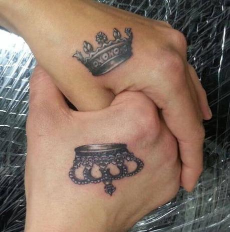 101+ King And Queen Matching Tattoos For Couples-2020