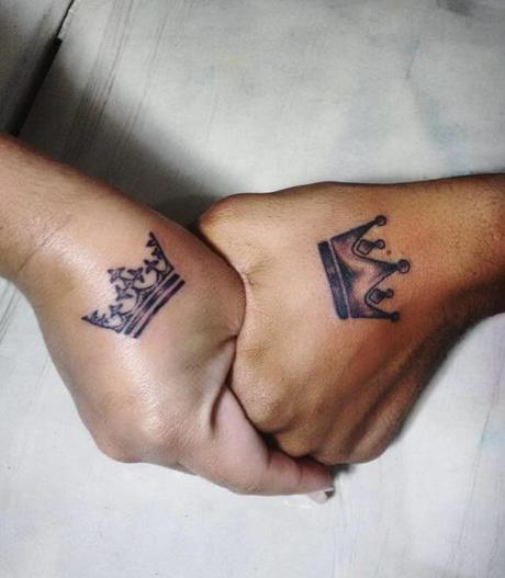 101+ King And Queen Matching Tattoos For Couples-2020