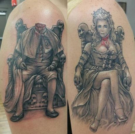 101+ King And Queen Matching Tattoos For Couples-2020