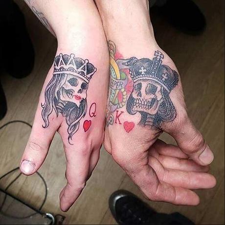 101+ King And Queen Matching Tattoos For Couples-2020