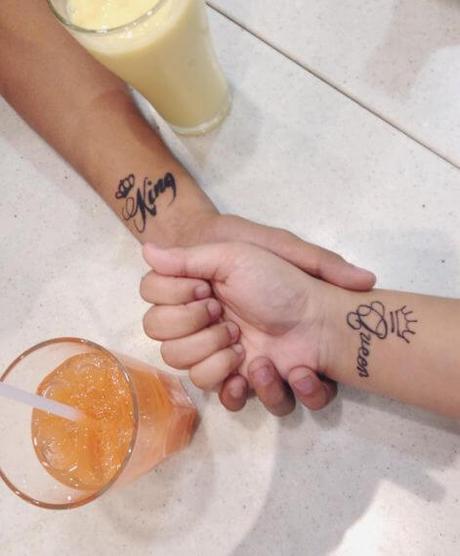 101+ King And Queen Matching Tattoos For Couples-2020