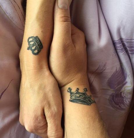 101+ King And Queen Matching Tattoos For Couples-2020