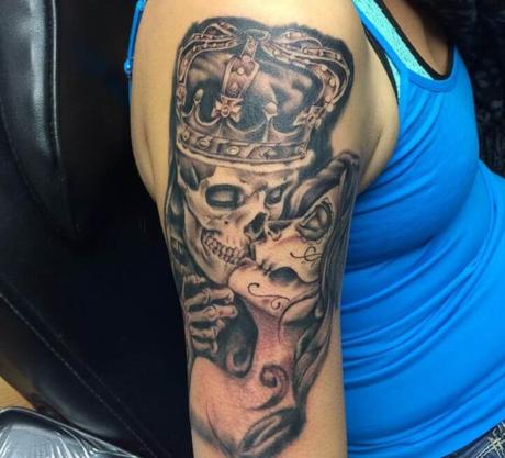 101+ King And Queen Matching Tattoos For Couples-2020