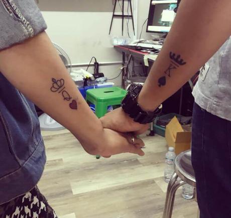 101+ King And Queen Matching Tattoos For Couples-2020