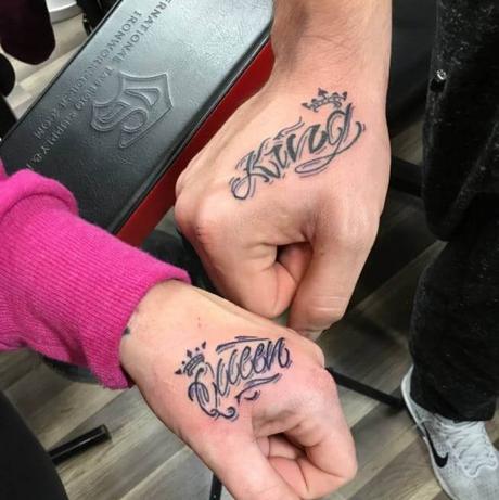 101+ King And Queen Matching Tattoos For Couples-2020
