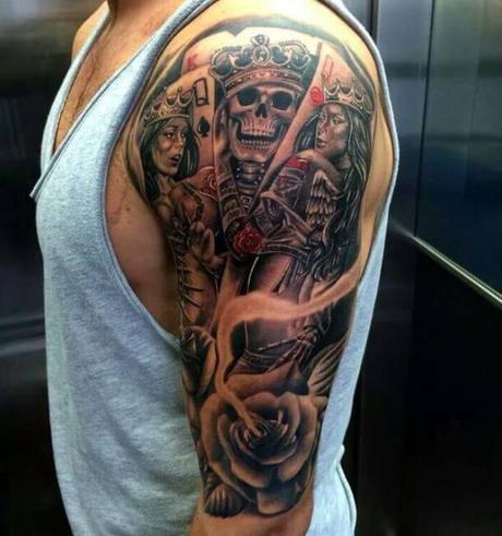 101+ King And Queen Matching Tattoos For Couples-2020