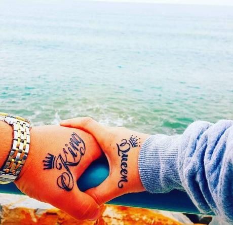 101+ King And Queen Matching Tattoos For Couples-2020