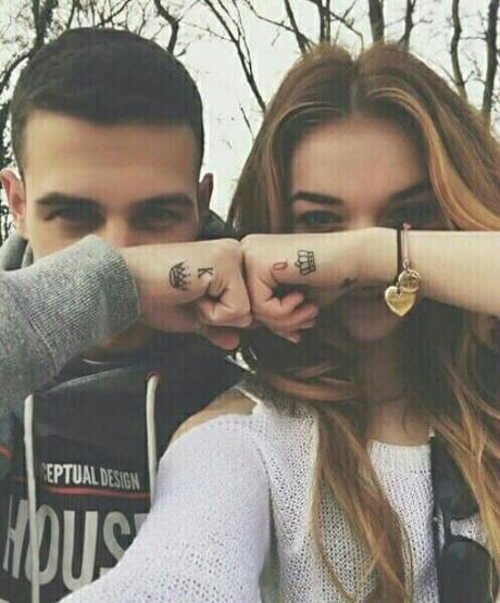 101+ King And Queen Matching Tattoos For Couples-2020