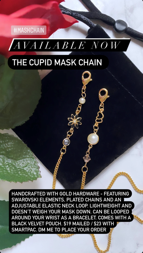 [Launch / For Sale] Handcrafted Mask Chains for sale