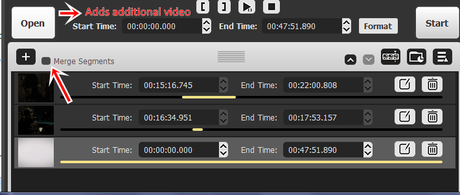 Joyoshare Merge Segments