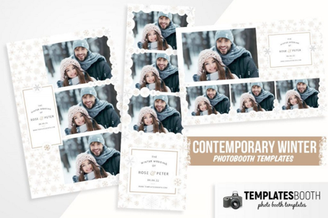 12 Impressive Photo Booth Templates for Christmas & New Year