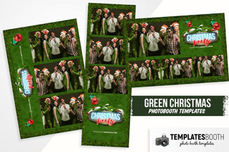 12 Impressive Photo Booth Templates for Christmas & New Year