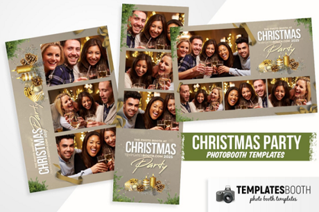 12 Impressive Photo Booth Templates for Christmas & New Year