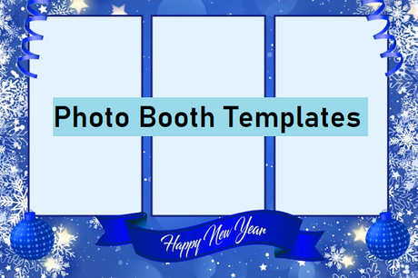 12 Impressive Photo Booth Templates for Christmas & New Year