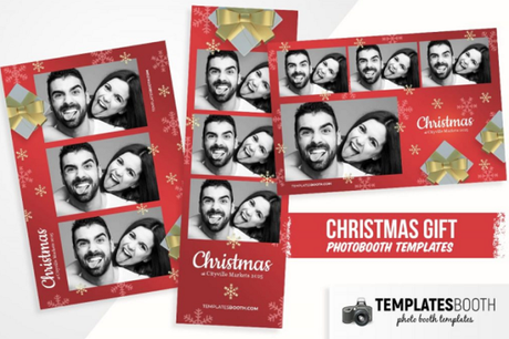 12 Impressive Photo Booth Templates for Christmas & New Year